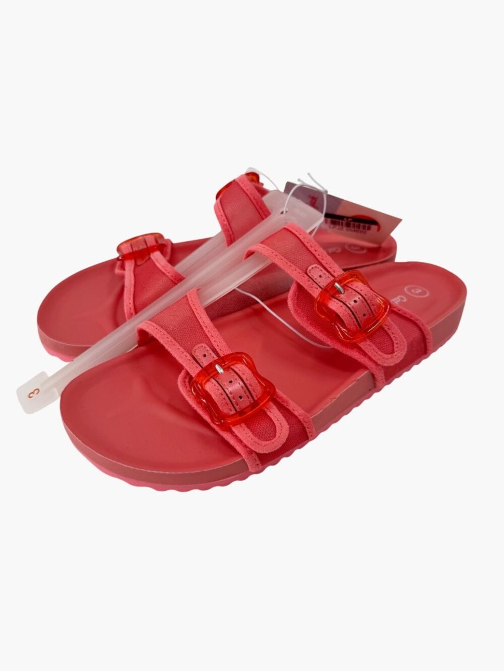 NEW Cat & Jack Kids' Kaia Mesh Footbed Sandals - Coral Red